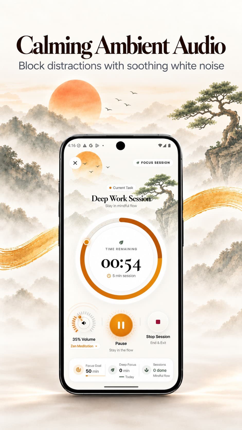 ZenPeace: Focus Pomodoro Timer store screenshot 2